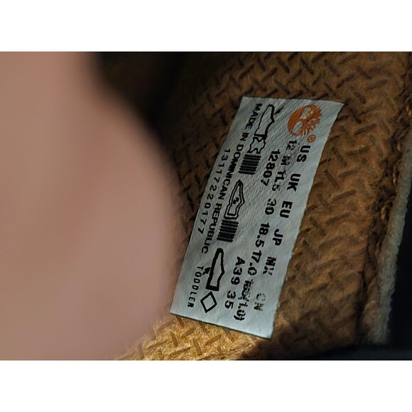 Size 12 timberland boys boys - Picture 5 of 5